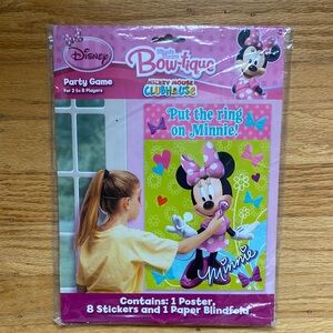 Disney Bow-tique Minnie Mouse Party Game - Put the Ring in Minnie NEW